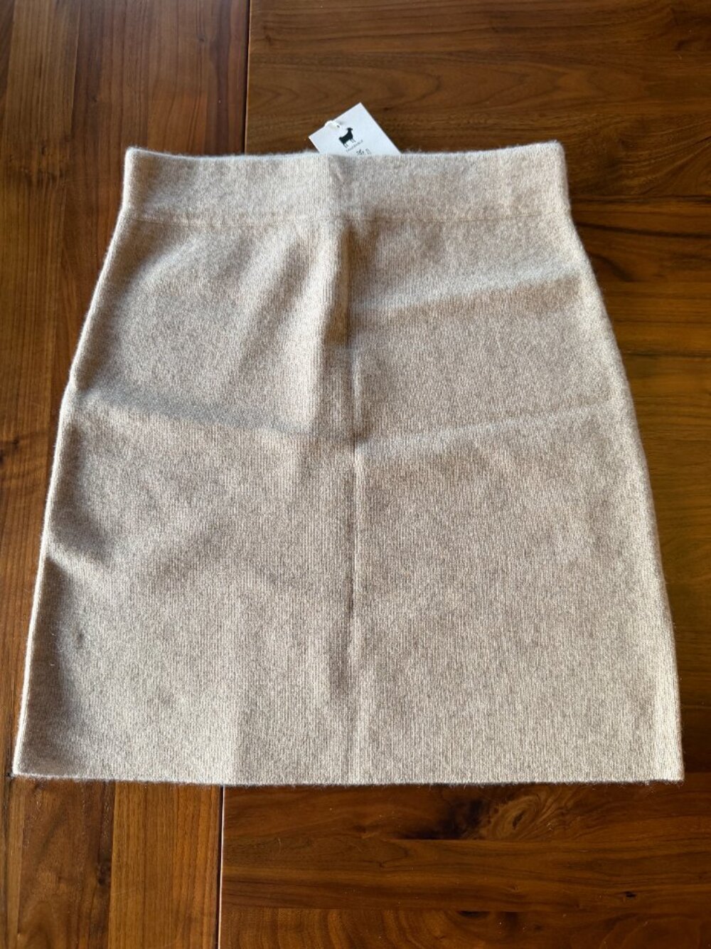 Naked Cashmere Lana flax beige mini skirt perfect nwt